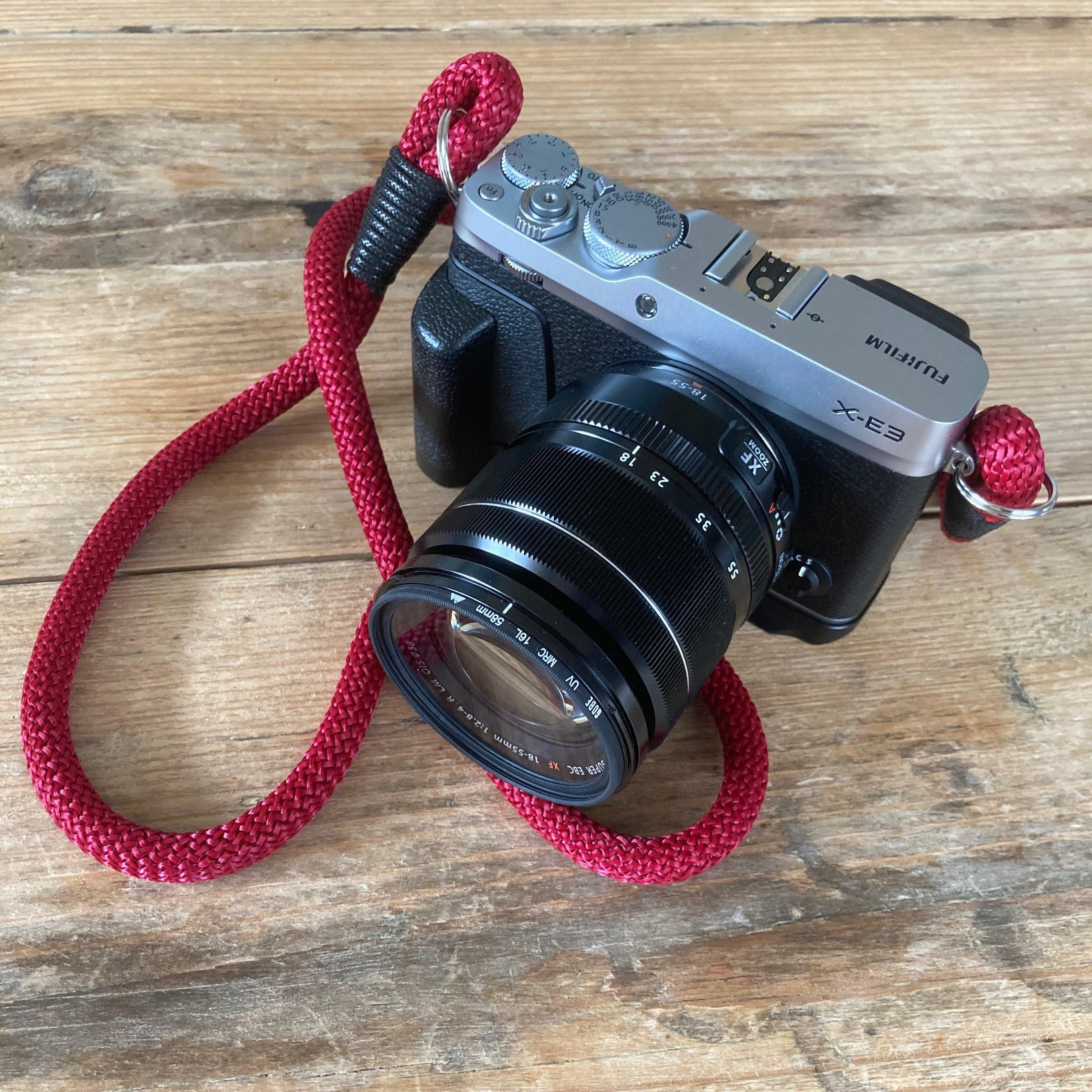 Burgundy Acrylic Camera Strap