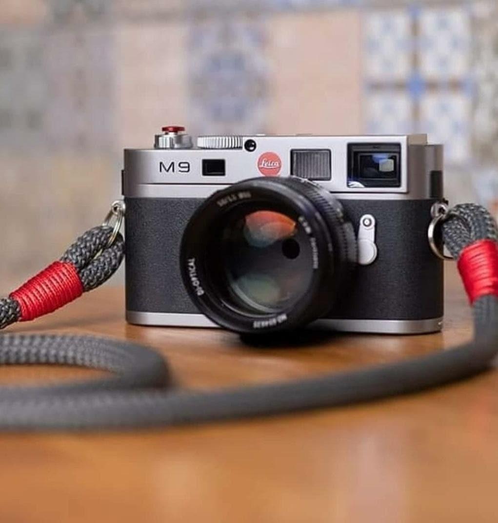 Dark Grey Acrylic Camera Strap – Hyperion Handmade Camera Straps